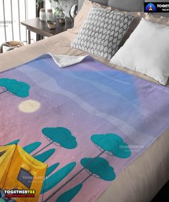 Outdoor Adult Kid Colorful Camping Customized Blanket