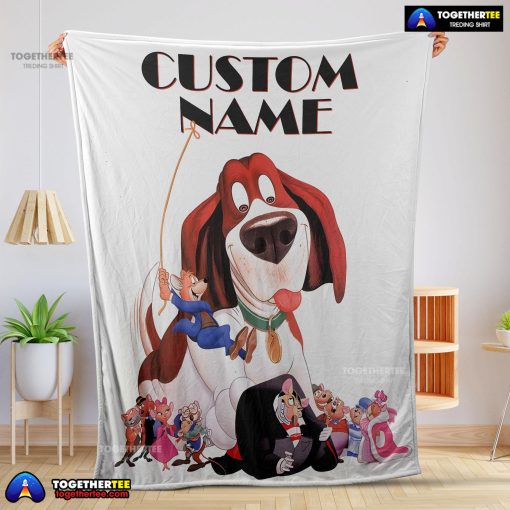 Personalized The Great Mouse Detective With Friends Blanket Fleece Customized Blanket