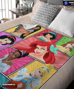 Personalized Disney Princess Blanket Fleece Customized Blanket