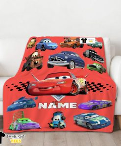 Pixar Cartoon Cars Character Blanket Fleece Customized Blanket