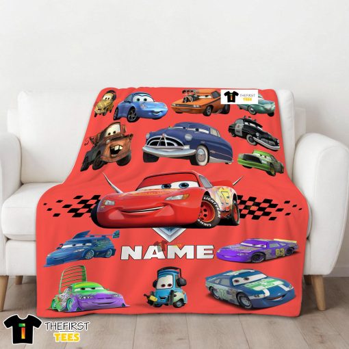 Pixar Cartoon Cars Character Blanket Fleece Customized Blanket