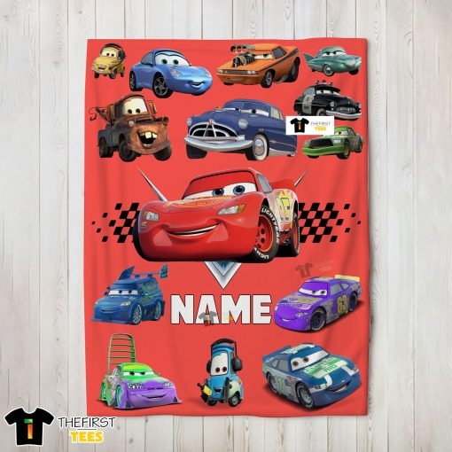 Pixar Cartoon Cars Character Blanket Fleece Customized Blanket
