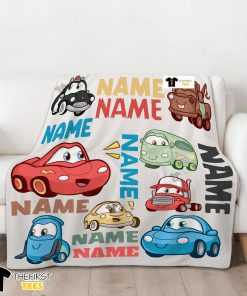 Pixar Cartoon Cars Cute Character Blanket Fleece Customized Blanket