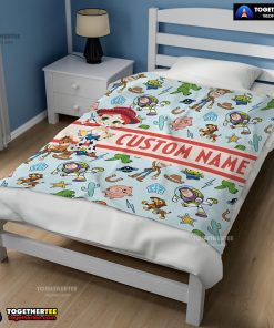 Pixar Toy Story Cowgirl With All Friends Blanket Fleece Customized Blanket