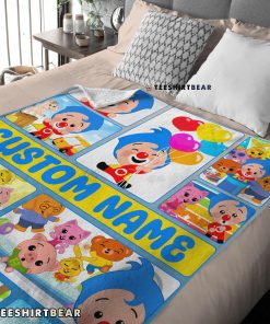 Plim Plim & Friends Collage Blanket Fleece Customized Blanket