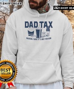Funny classic hoodie for dads with 'Making Sure It's Not Poison' slogan, perfect for humor-loving parents.
