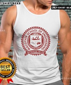 Premium Macgyver School of Engineering tank top featuring a stylish design perfect for aspiring engineers and DIY enthusiasts.