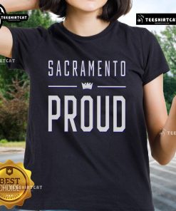 Premium Nike Sacramento Proud Ladies Tee featuring a stylish design, perfect for Sacramento fans and casual wear.