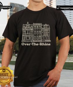 Premium Over-The-Rhine Buildings Classic T-Shirt featuring iconic architecture and stylish design for urban enthusiasts.