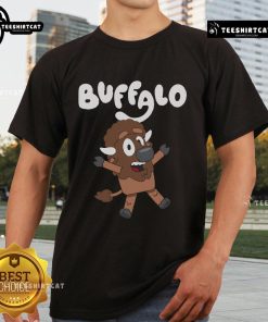 Premium The Buffaloey Cartoon T-Shirt featuring a vibrant cartoon design of a buffalo, perfect for casual wear.