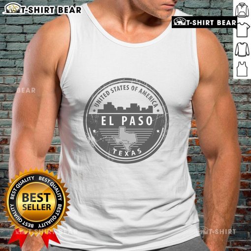 Premium United States of America El Paso Texas tank top featuring a stylish design and vibrant colors.
