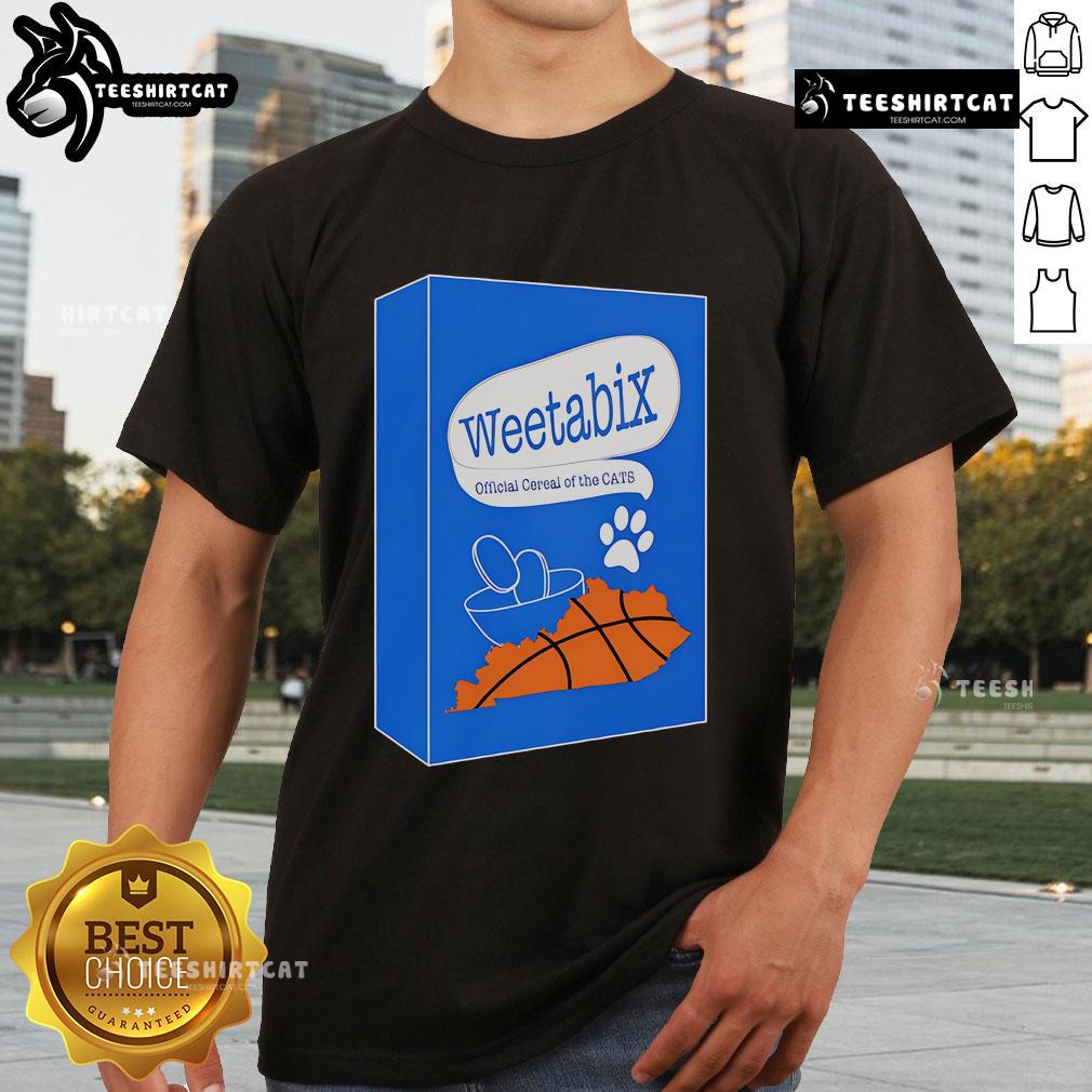 Premium Weetabix Cats Cereal T Shirt Premium Weetabix Cats Cereal T-Shirt featuring playful cat graphics and vibrant colors for cereal lovers.