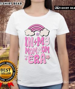 Pretty Groovy In My MomMom Era Ladies Tee for Mother's Day 2025, featuring a stylish design perfect for moms and grandmas.
