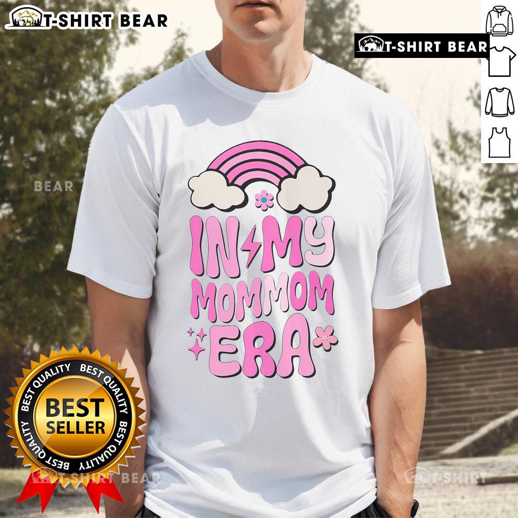 Pretty Groovy In My Mommom Era Mom Grandma Mothers Day 2025 T Shirt Alt Text: Pretty Groovy In My Mommom Era T-Shirt for Mom, Grandma, perfect gift for Mother's Day 2025.