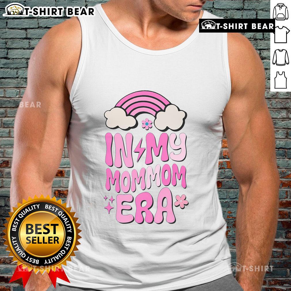 Pretty Groovy In My Mommom Era Mom Grandma Mothers Day 2025 Tank Top Pretty Groovy In My MomMom Era tank top design for Mother's Day 2025, celebrating moms and grandmas with style.