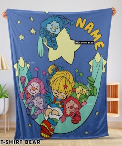Rainbow Brite Sleeping On The Star Blanket Fleece Customized Blanket