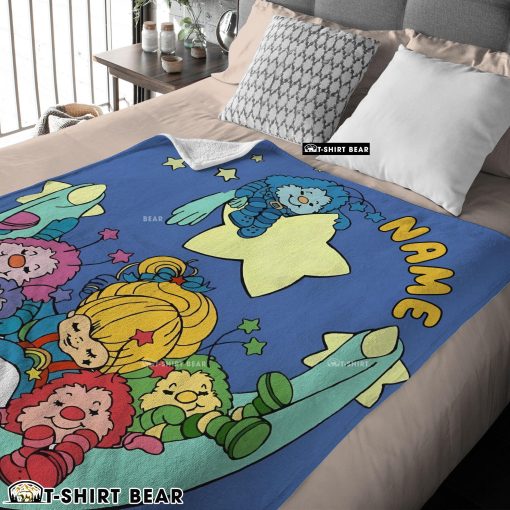 Rainbow Brite Sleeping On The Star Blanket Fleece Customized Blanket