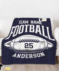 Rugby Football Blanket Fleece Customized Blanket