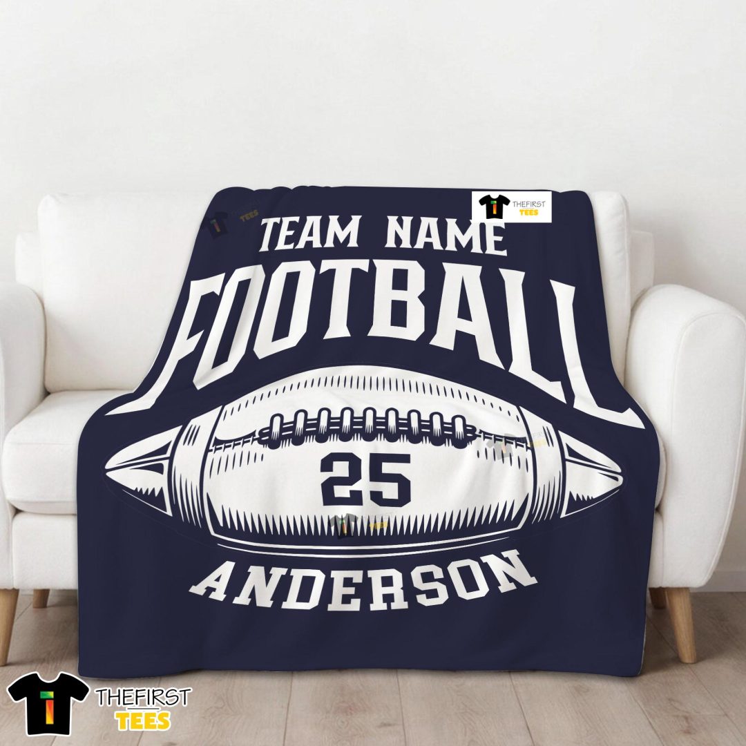 Rugby Football Blanket Fleece Customized Blanket Rugby Football Blanket Fleece Customized Blanket