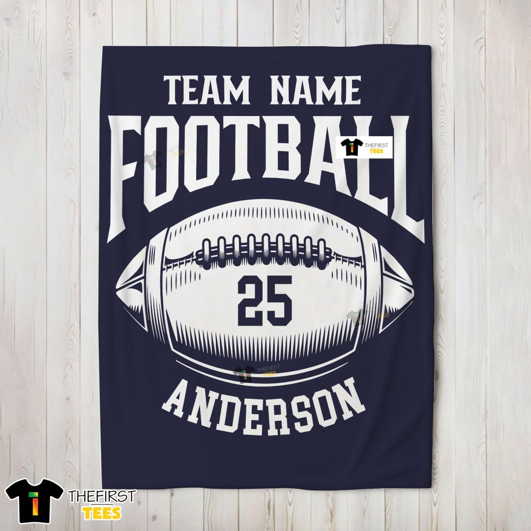 Rugby Football Blanket Fleece Customized Blanket Rugby Football Blanket Fleece Customized Blanket