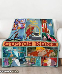 The Sword In The Stone Magical Journey Collage Blanket Fleece Customized Blanket
