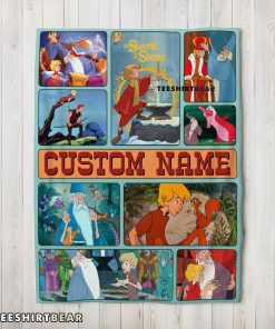 The Sword In The Stone Magical Journey Collage Blanket Fleece Customized Blanket