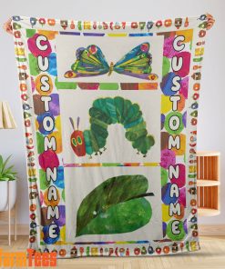The Very Hungry Caterpillar Blanket Fleece Customized Blanket