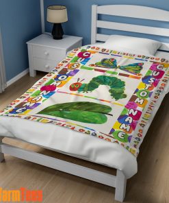 The Very Hungry Caterpillar Blanket Fleece Customized Blanket