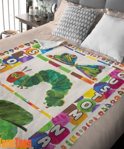 The Very Hungry Caterpillar Blanket Fleece Customized Blanket