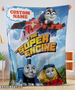 Thomas & Friends The Super Engine Poster Blanket Fleece Customized Blanket