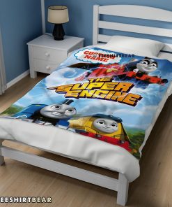 Thomas & Friends The Super Engine Poster Blanket Fleece Customized Blanket