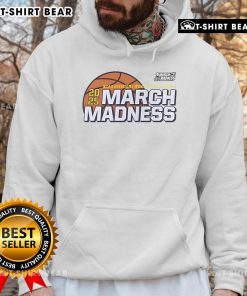 Alt Text: Stylish hoodie featuring the Top 2025 NCAA Women's Basketball Tournament March Madness logo for fans and athletes.
