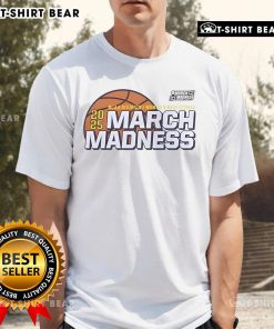 Top 2025 NCAA Women's Basketball Tournament March Madness 'Four It All' logo T-shirt featuring bold design and vibrant colors.