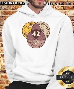 Top 42 Answers to Life Universe Everything Hoodie featuring a stylish design and vibrant print for fans of the iconic series.