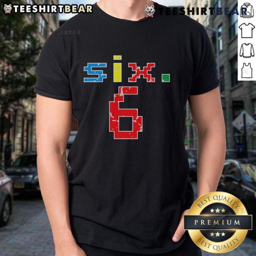Adorable Top 6th Birthday T-Shirt for a six-year-old featuring a vibrant number 6 design, perfect for birthday celebrations.