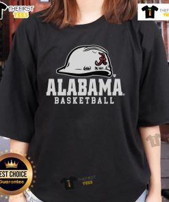 Top Alabama Basketball Hard Hat Ladies Tee featuring vibrant team colors and logo, perfect for fans and casual wear.