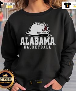 Top Alabama Basketball Hard Hat Sweatshirt featuring team logo, perfect for fans and comfort during game days.