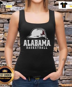 Top Alabama Basketball Hard Hat Tank Top featuring bold team colors and logo, perfect for game day or casual wear.