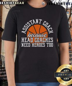 Top Assistant Coach Ladies Tee - Celebrate the unsung heroes supporting head coaches in sports with this stylish shirt.