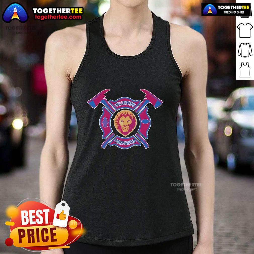 Top Brisbane Lions Volunteer Firefighter Tank Top Top Brisbane Lions Volunteer Firefighter Tank Top featuring vibrant team colors and logo, perfect for supporters and firefighters.