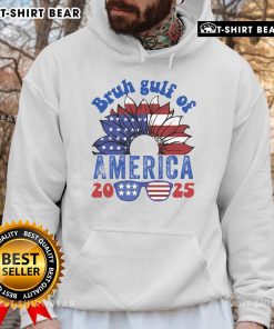 Stylish Top Bruh Gulf of America 2025 hoodie featuring a vibrant design perfect for casual wear and beach vibes.
