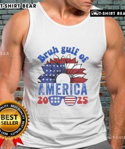 Stylish Top Bruh Gulf of America 2025 tank top featuring vibrant coastal graphics for summer fashion.