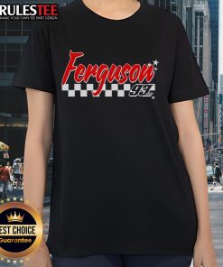 Top Carson Ferguson Star Ladies Tee in stylish design, perfect for casual wear and showcasing your fashion sense.