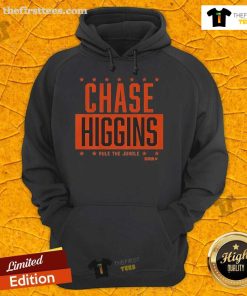 Top Chase Higgins Rule the Jungle Hoodie featuring a vibrant jungle-themed design and comfortable fit for casual wear.