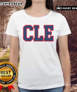 Top CLE Cleveland Ohio ladies tee featuring a stylish design perfect for fans and everyday wear.