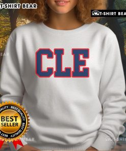 Cozy Top CLE Cleveland Ohio sweatshirt featuring a stylish design, perfect for showing local pride and staying warm.