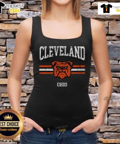 Classic Ohio Bulldog tank top featuring a retro vintage design, perfect for Cleveland fans and stylish summer wear.