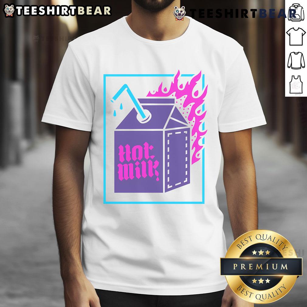 Top Colorful Hot Milk Box T Shirt Top colorful hot milk box T-shirt featuring vibrant graphics and a stylish design for casual wear.