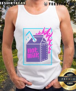 Colorful hot milk box tank top featuring vibrant graphics, perfect for casual summer outfits and stylish fashion statements.