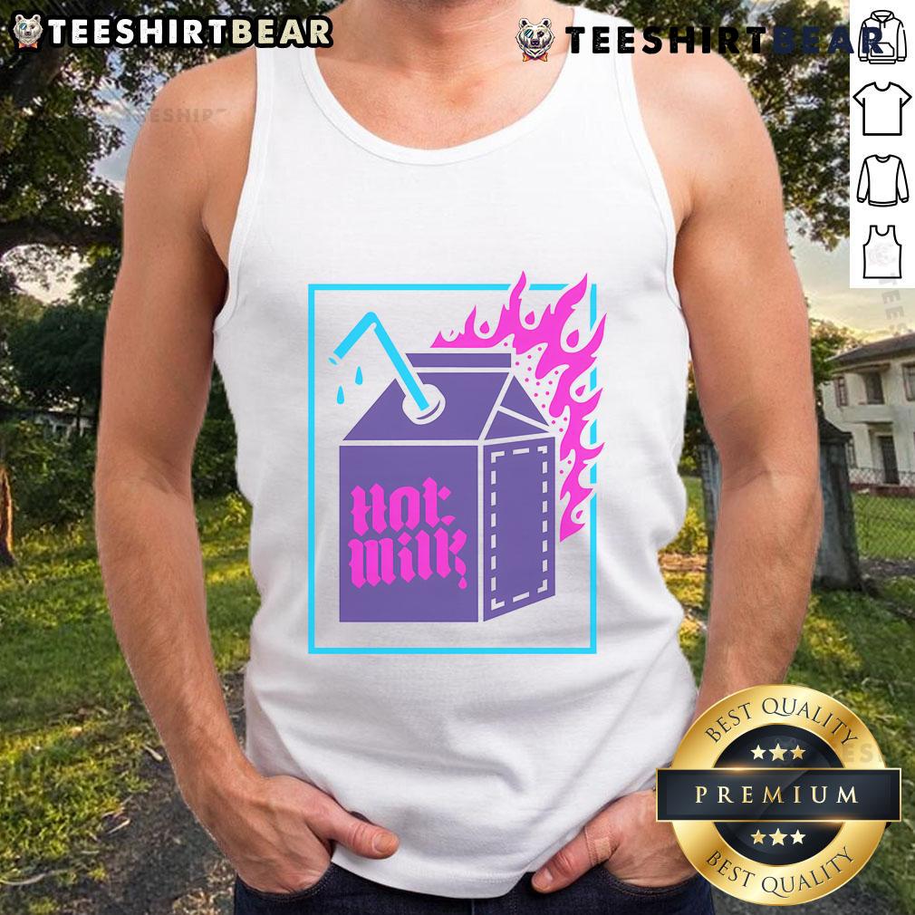 Top Colorful Hot Milk Box Tank Top Colorful hot milk box tank top featuring vibrant graphics, perfect for casual summer outfits and stylish fashion statements.